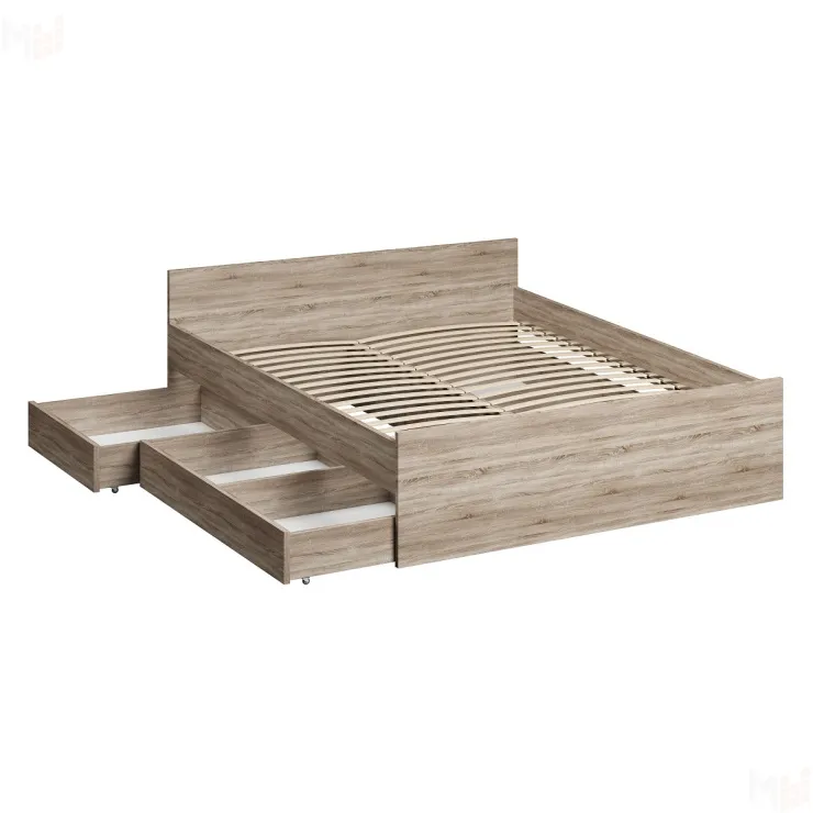 Кровать Орион 160*200 сонома