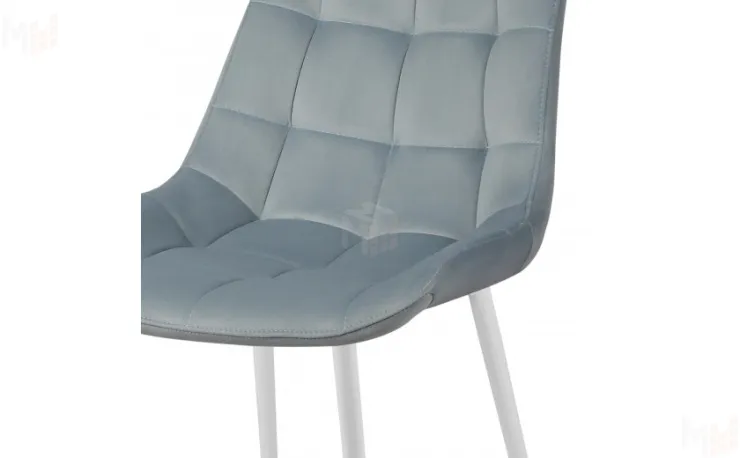 Барный стул Эйден Confetti dusty blue/белый