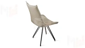 Стул Фэнди К4 Черный муар, Велюр Confetti Smoke