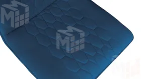 Стул Хьюго К1С Черный муар, Велюр Confetti Blue