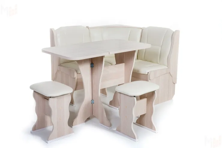 Кухонный уголок Нарцисс (ясень/Крем)