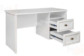 Стол письменный Натали белый глянец