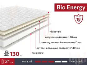 Матрас BIO Energy 180х200 см