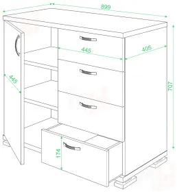 Тумба ТБ-4МН