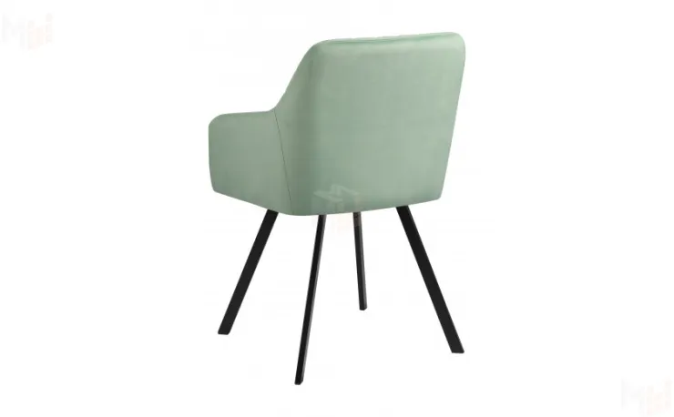 Кресло Барли Confetti aquamarine/черный