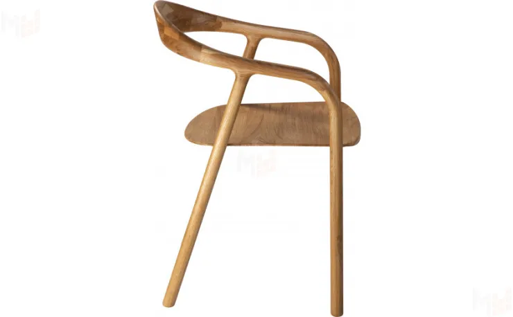 Кресло деревянное из массива дуба Соул Дуб светлый