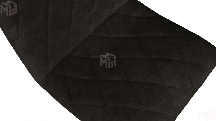 Стул Чили ромб СРП-052 Эмаль черный муар Лофт коричневый