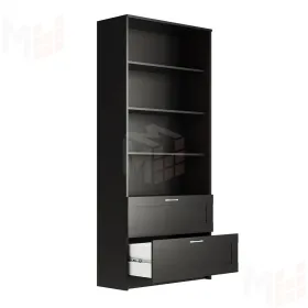 Стеллаж Сириус 2 ящика 78*190 см (венге)