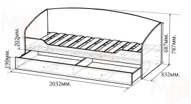 Серия детской мебели Пираты - комната №1