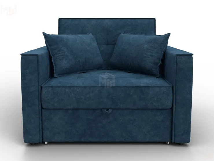 Кресло-кровать Лига-104 (80) ( BRUT 11 синий )