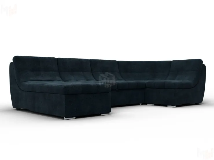 Диван П-образный модульный Холидей ( LAIM 21 графит )