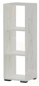 Стеллаж  ГРЕТТА Куб 3 Дуб Крафт белый