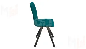 Стул Аспен К2 Черный муар Велюр Confetti Izumrud