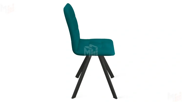 Стул Аспен К2 Черный муар Велюр Confetti Izumrud