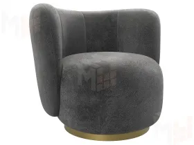 Кресло Лига-072 ( велюр TOWER 10 серый )