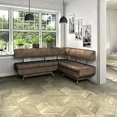 Кухонный диван Валенсия Стандартный комплект 1700х1500 Велюр Коньяк