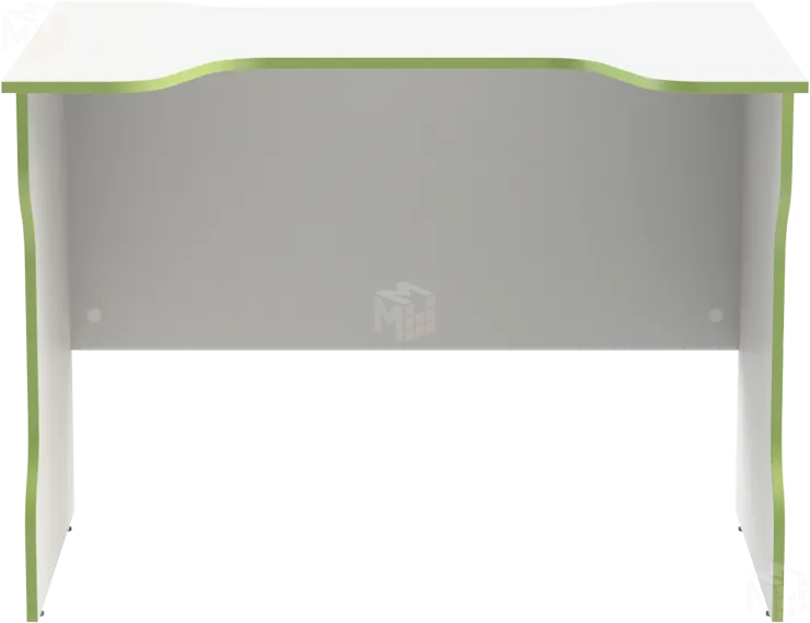Стол компьютерный игровой ВАРДИГ K2 (белый/лайм)