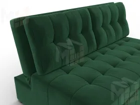 Диван прямой Лига-107 (140) ( SEVEN 626 зеленый )