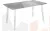 Стол Лаки Лофт 140 Бетон / Белый
