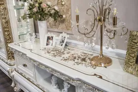 Гостиная Алсу 1+тв+2 белый глянец