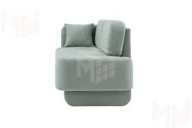 Кушетка Хьюстон на пружинном блоке Зеленый