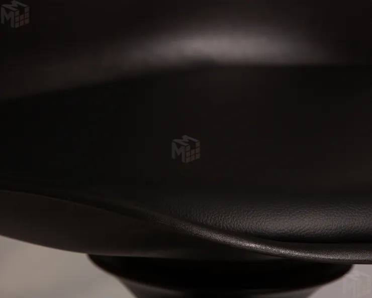 Стул обеденный DOBRIN TULIP (черное основание, цвет черный (B-03))