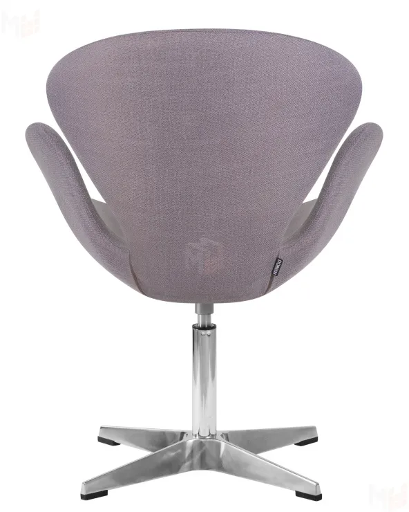 Кресло дизайнерское DOBRIN SWAN (серая ткань IF11)