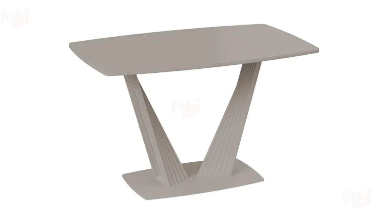 Стол раздвижной Фабио Тип 1 Капучино матовый, Стекло матовое капучино