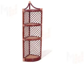 Этажерка угловая из ротанга 09/23