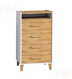 Комод  Айрис 45 Белый/Дуб золотистый