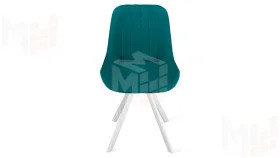 Стул Марвел К2 Исп. 2 Белый матовый Велюр Confetti Izumrud