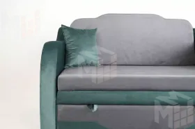 Диван Джонни-2 Лекко Теал/Лекко Графит