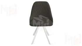 Стул Гранд К2 Белый матовый, Велюр Confetti Stone