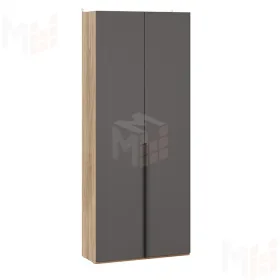 Шкаф для одежды с 2 глухими дверями Порто - СМ-393.07.223 Графит