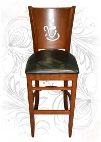 Деревянный барный стул LMU-9131