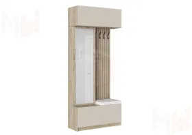 Прихожая Бостон со шкафом ШК-001 (ЛДСП Кашемир)