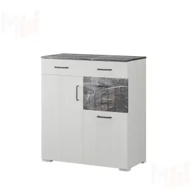 Комод Теана (ясень анкор светлый/мрамор дарк)