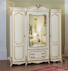 Шкаф Мона Лиза 4-дверный крем