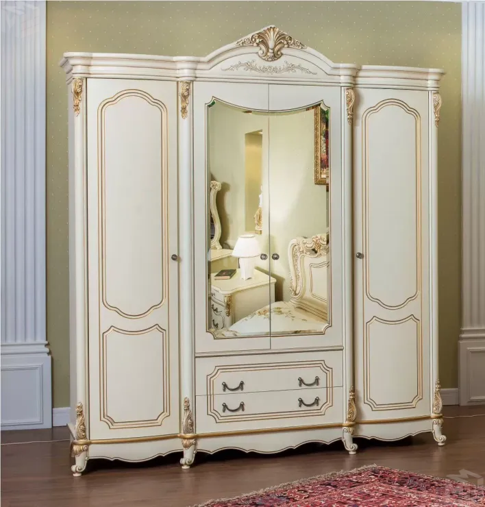 Шкаф Мона Лиза 4-дверный крем