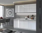 Кухня Оливия 2,0 белый глянец