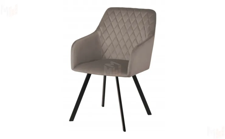 Кресло поворотное Барли Confetti mocco/черный