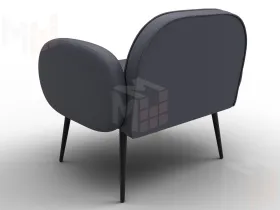 Кресло Лига-086 ( экокожа GRIFON 15 серый )