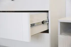 Комод Ева белое дерево/белый матовый