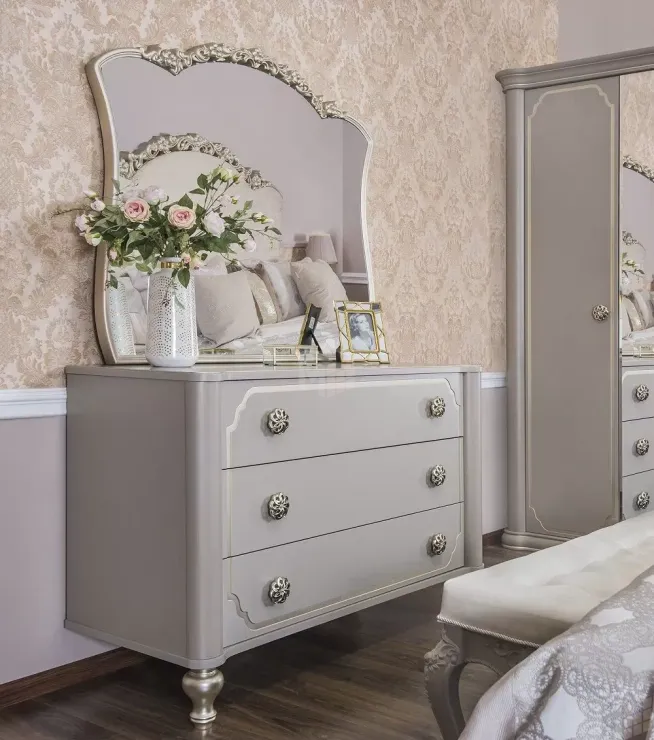 Комод Лали 3 ящика серый камень