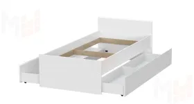 Ящик для кровати Токио Белый