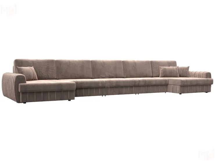 Диван П-образный Лига-057 НПБ МегаЛонг