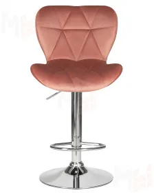 Стул барный DOBRIN BARNY (пудрово-розовый велюр (MJ9-32))