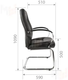 Кресло посетителя CHAIRMAN 950 V
