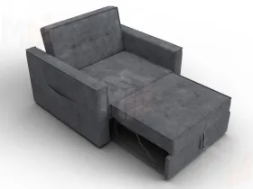 Кресло-кровать Лига-104 (80) ( BRUT 16 темно-серый )