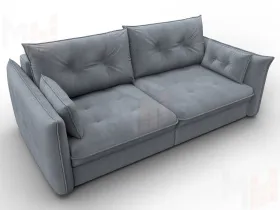 Диван прямой Лига-100 НПБ ( TOWER 10 серый )